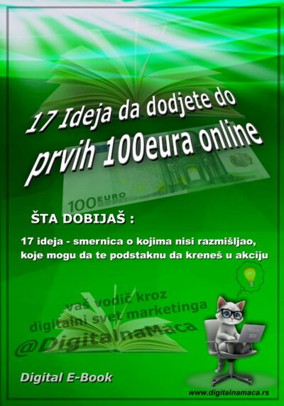 17 Ideja da dodjete do prvih 100 eur online - besplatni Ebook